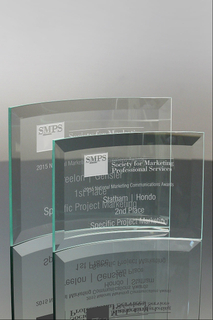 Piedmont Crescent Glass Award (#1321, #1071, #1907, #1093)