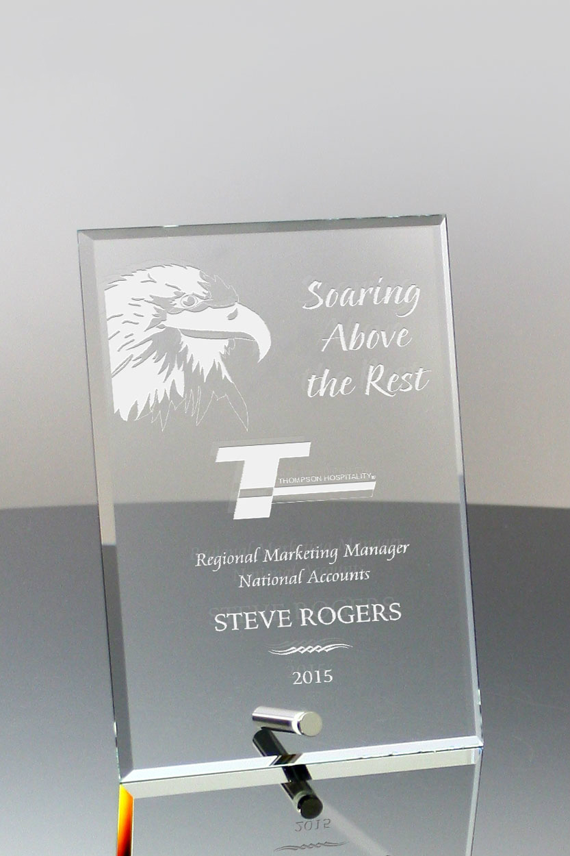 Quad Leadership Glass Award (#1592, #1593, #1598, #1399)