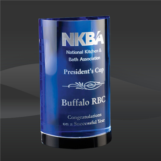 Blue Crystal Montauk Award (T-NMON508)