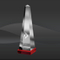 Red Obelisk Tower Crystal Award (JC-4000-861, JC-4001-861, JC-4002-861)