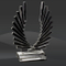 Open Accolade Wings Crystal Award (RS-9845-29)