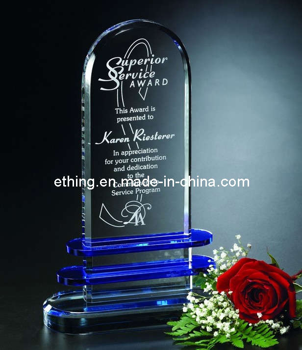 Pearl Lake Blue Crystal Award (CA-1155)