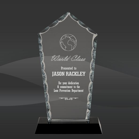 Facet Wave Tower Glass Award (J-FC51, J-FC52, J-FC53)