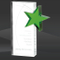 Green Shooting Star Crystal Award (MP-OPT9731)