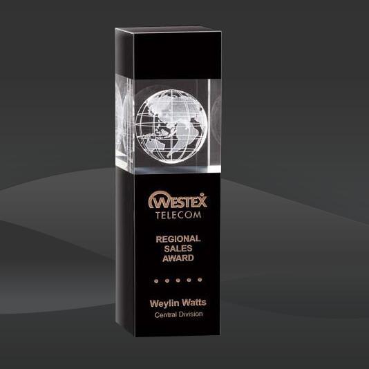 Interwoven World Crystal Award (EE-OPG711, EE-OPG712, EE-OPG713)