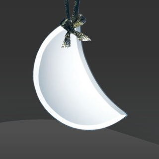 Personalized Moon Glass Christmas Decoration for Souvenir Gift