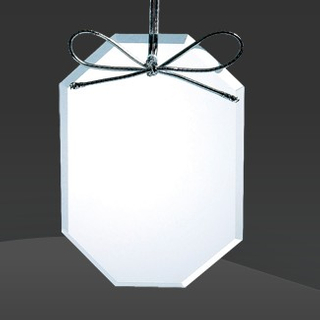 Personalized Octagon Glass Promotional Gift for Holiday Decoration