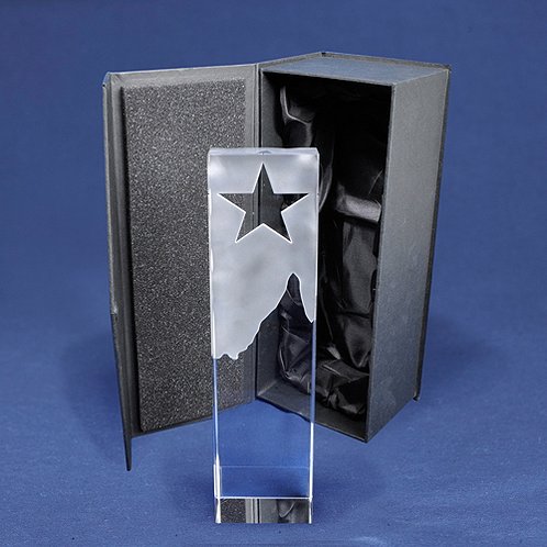 Summit Frosted Crystal Trophy (#78218)