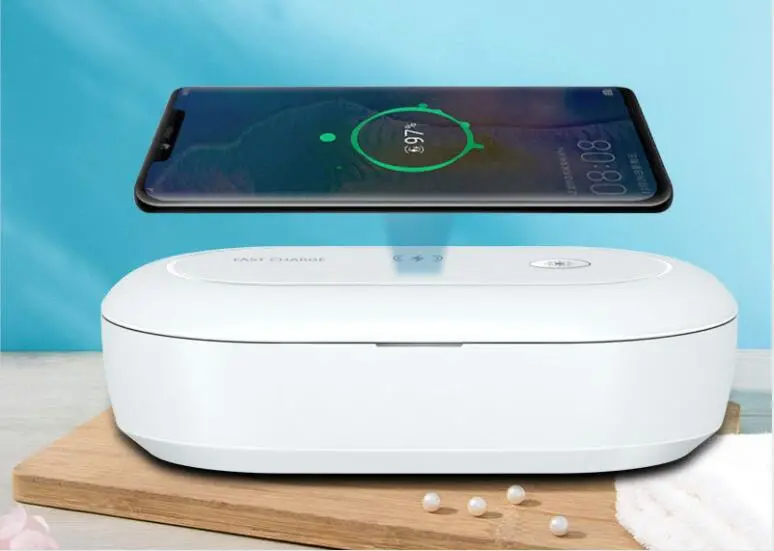 Caja de luz UV Mascaría del teléfono de la caja de dinero Esterilización rápida Portátil UVC Desinfección Caja de luz interior / exterior Tipo Caja de desinfectante UV