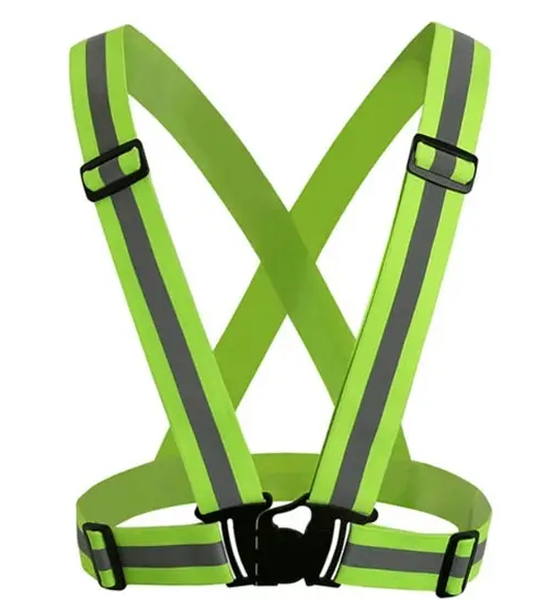 High Visibility Adjustable Safety Vest Elastic Band For Adults