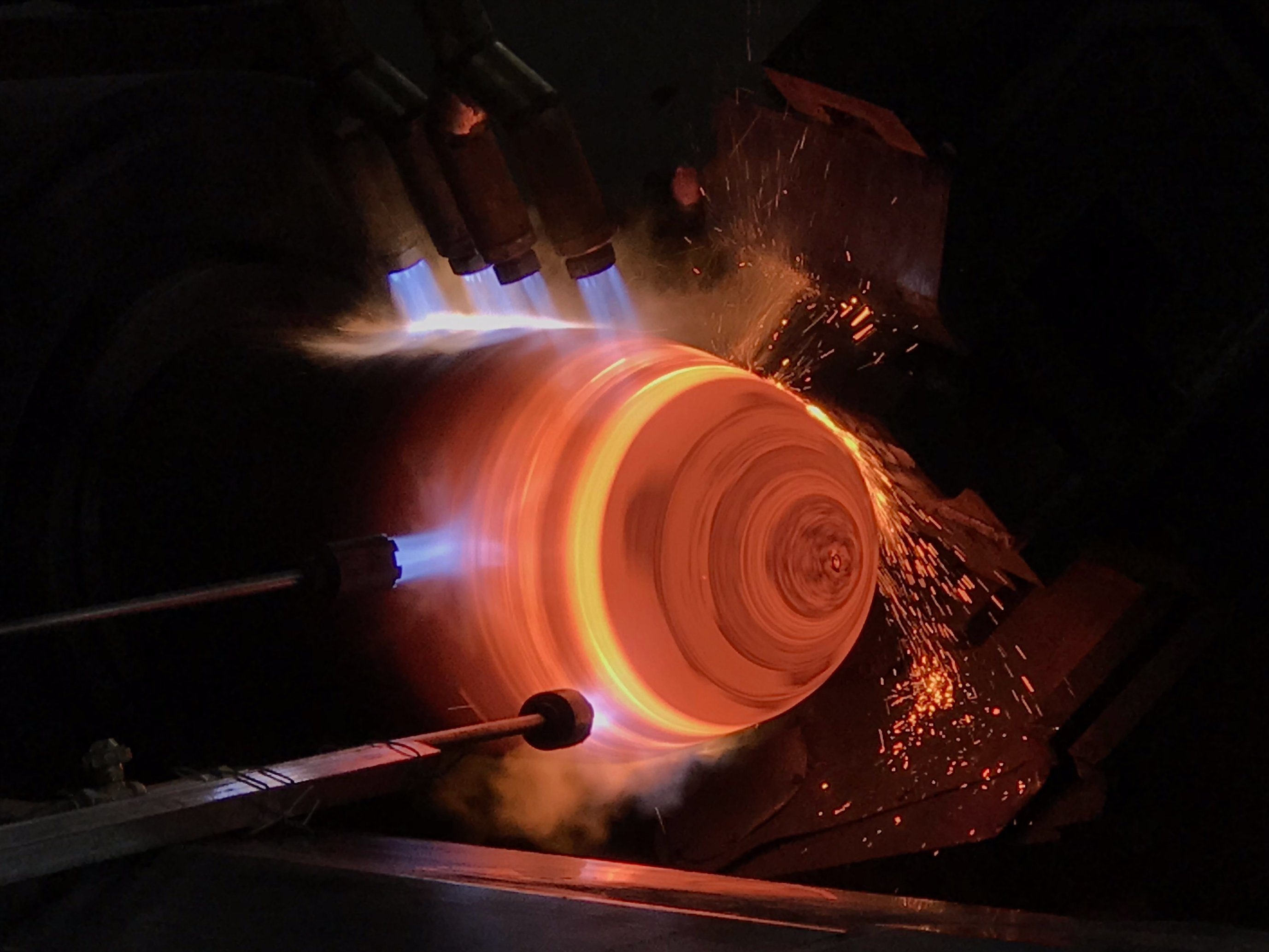 Steel Cylinder Hot Spinning Necking-in Machine