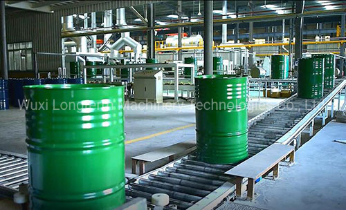 High-Efficiency Large-Scale Spray Booth Industrial Powder Coating Production Line / Painting Booth for Manufacturing Steel Drum