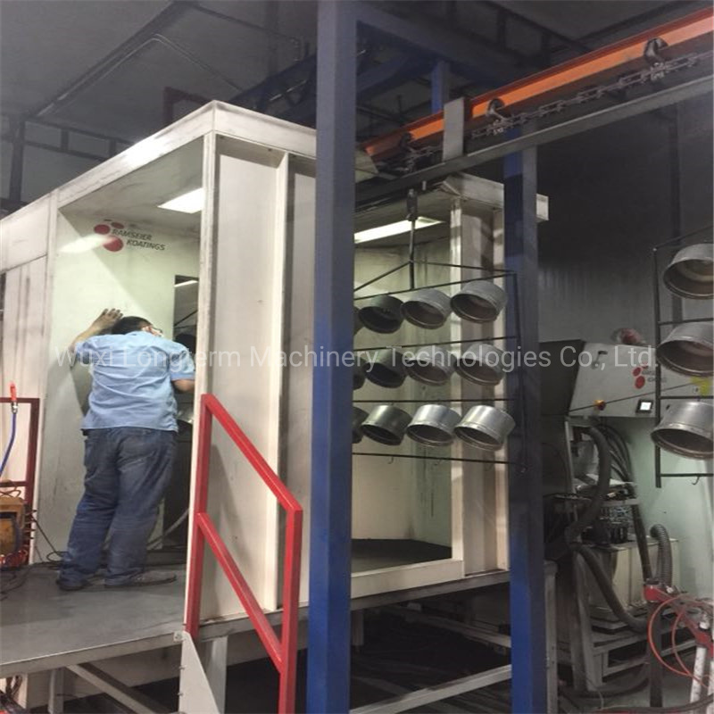 Electrostatic Metal Powder Coating Line for Car Wheel
