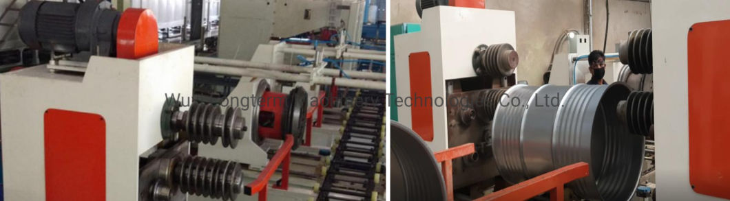 Horizontal Automatic Flanging & Expanding Machine for Steel Oil Drum / Bitumen Barrel Drum