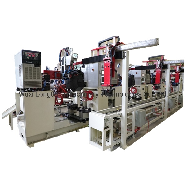 High Precision Automated LPG Cylinder / Steel Cylinder Circumferential Lathe Welder / Welding Machine
