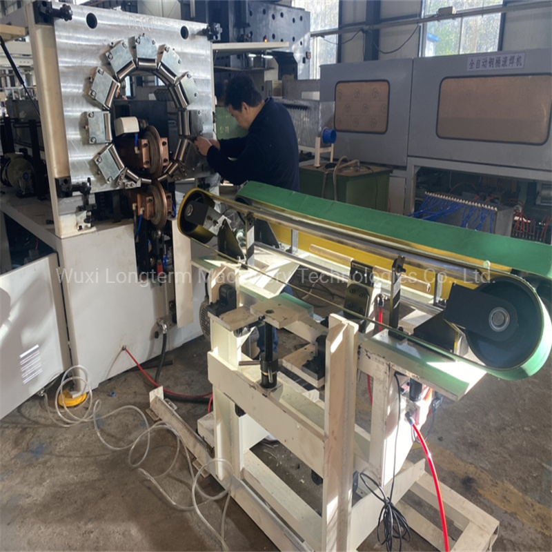 Fully Automatic Steel Drum Resistance Seam Welder, 55 Gallon Steel Barrel Bitumen Drum Body Welding Machinery^