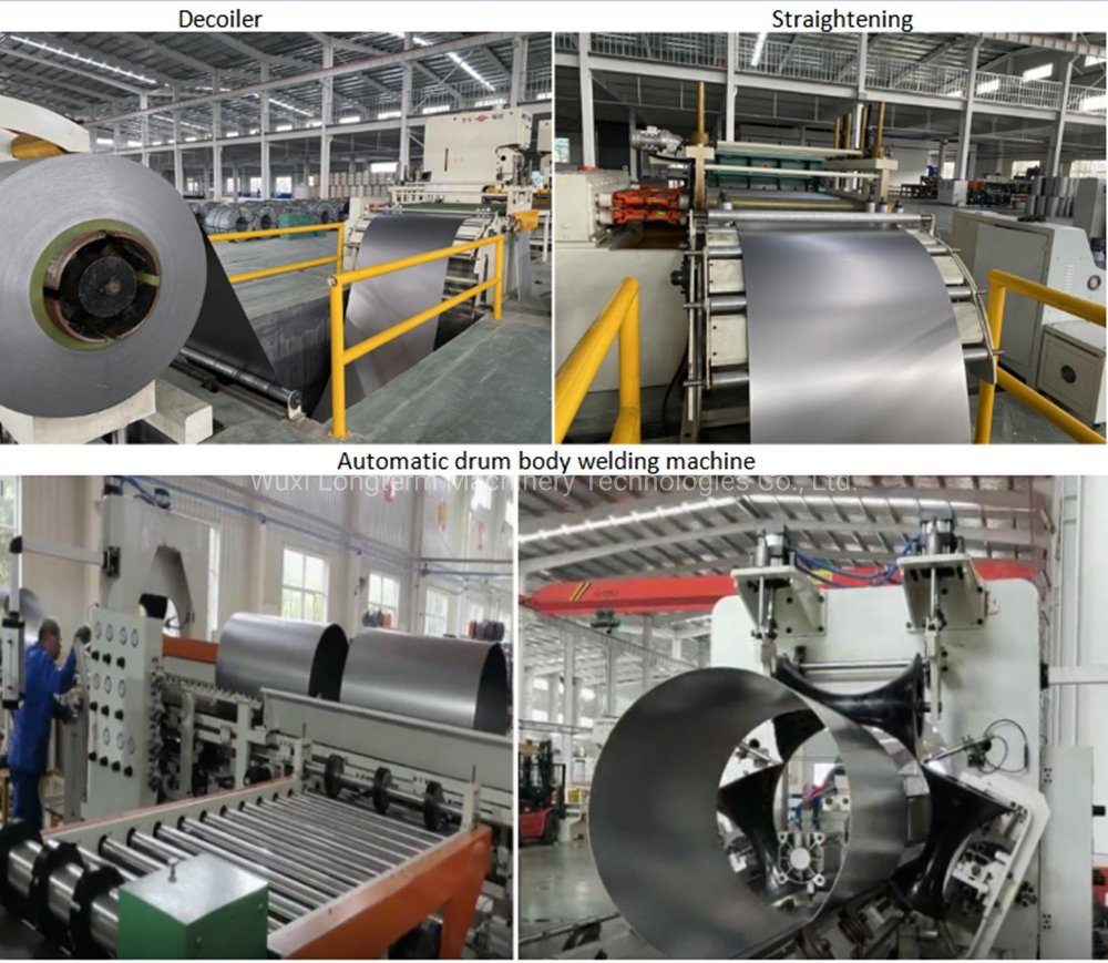 Latest Automatic Vertical Steel Oil Drum Flanger, Flanging & Expanding & Seaming Machine for Steel Drum/Barrel