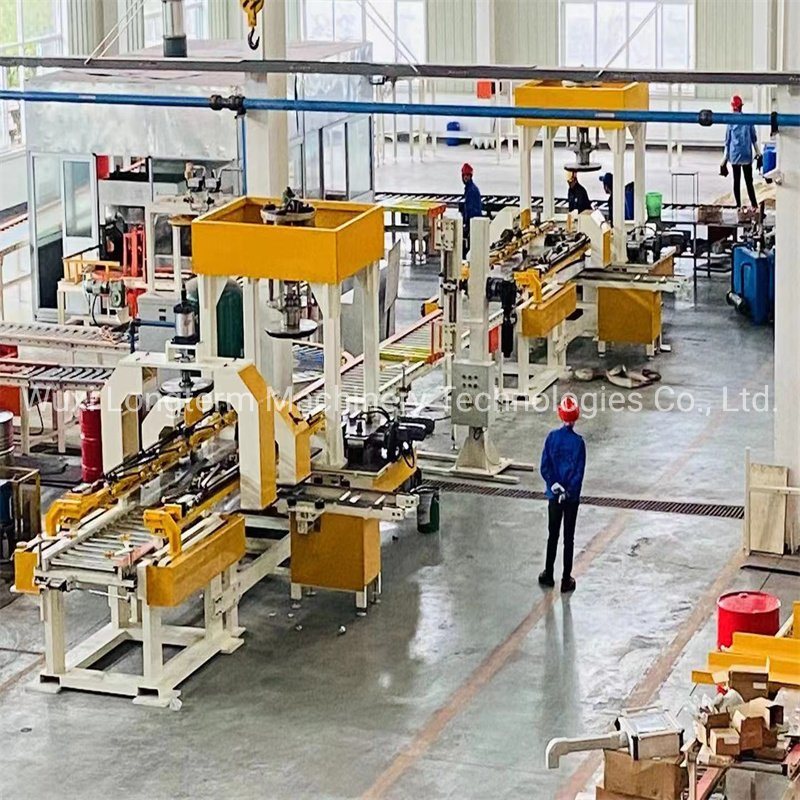 Latest Automatic Vertical Steel Oil Drum Flanger, Flanging & Expanding & Seaming Machine for Steel Drum/Barrel
