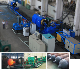 Oxygen Cylinder Manufacture Hot Spinning Machine