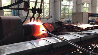 Hydraulic Seamless Steel Cylinder Hot Spinning Necking-in Machine
