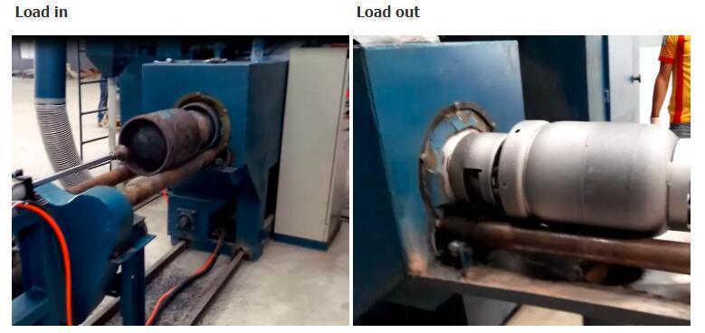 High Performance Shot Blasting Machine for LPG Cylinder Made in China@