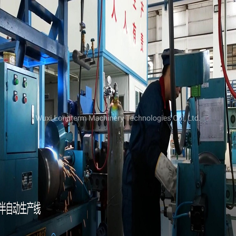 Semi-Automatic LPG Cylinder Bottom Base / Foot Ring Welding Machine