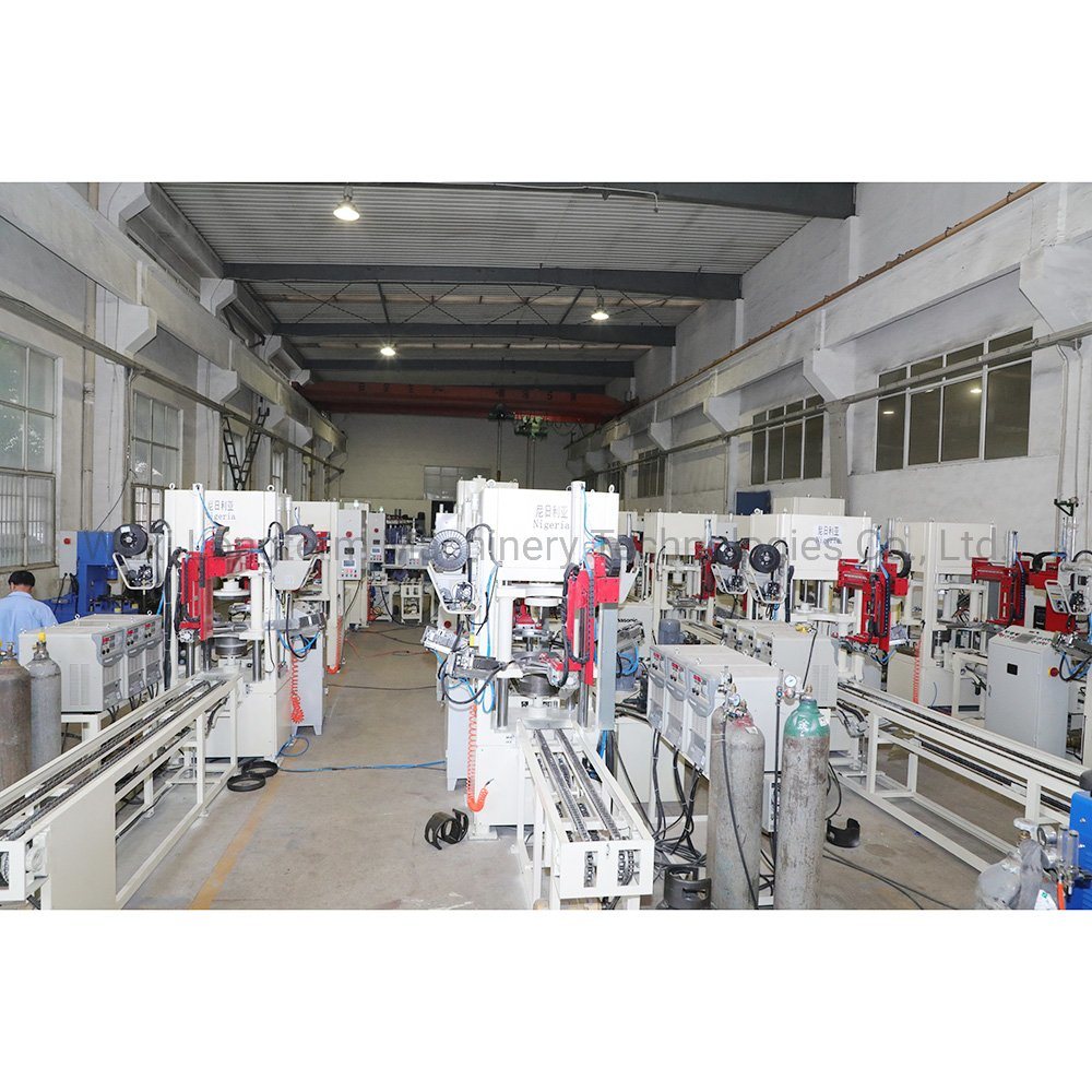 6&12&15&35kg LPG Cylinder Trimming &Polishing &Joggling Machine^