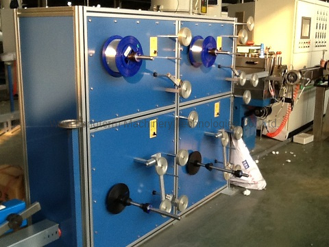 Fiber Optical Outdoor Cable Extrusion Machine in Wire and Cable Manufacturing Line. Fibre Optic Drop Cable Sheath Wire Extrusion Machine~