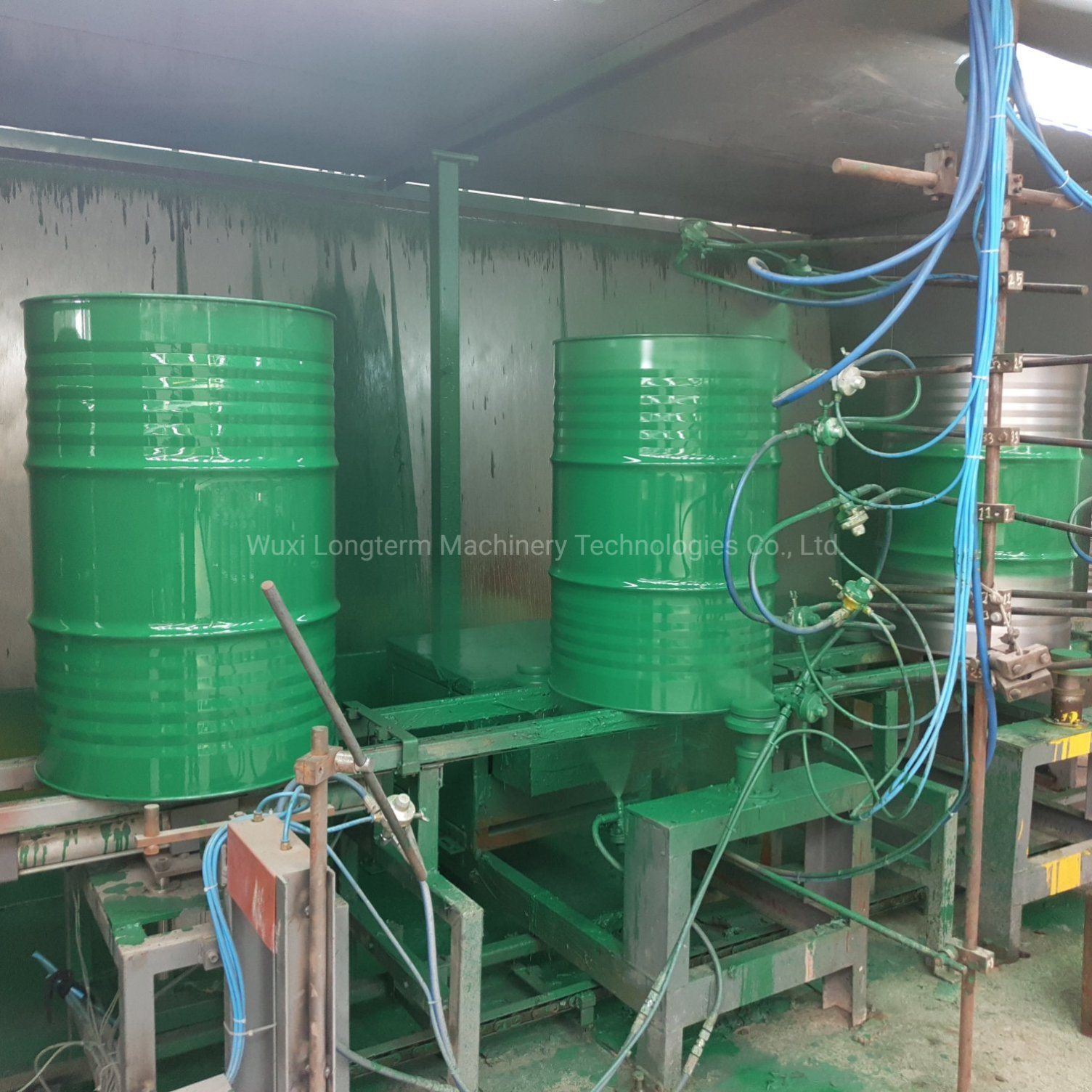 200L 55 Gallon Steel Drum Painting Machine
