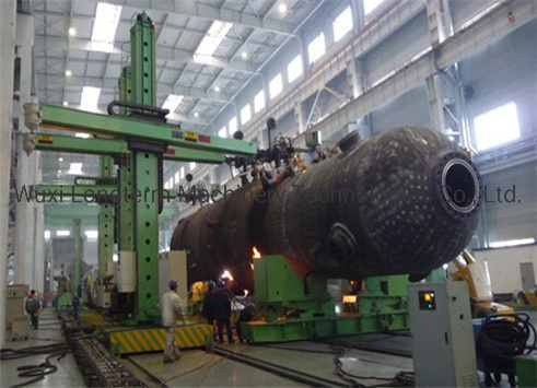 Automatic Customized Pressure Vessel / LPG Tank Welding Manipulator, Construction and Welding Station$