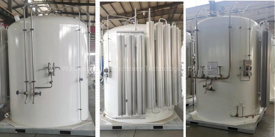 3m3 5m3 Cryogenic Pressure Storage Tank for Industrial Gas Liquid Oxygen Nitrogen Argon LNG