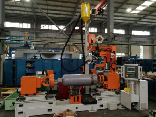 Fully Automatic LPG Gas Cylinder Body Circular Welding Machine, LPG Cylinder Circumferential Seam MIG Welding Machine~