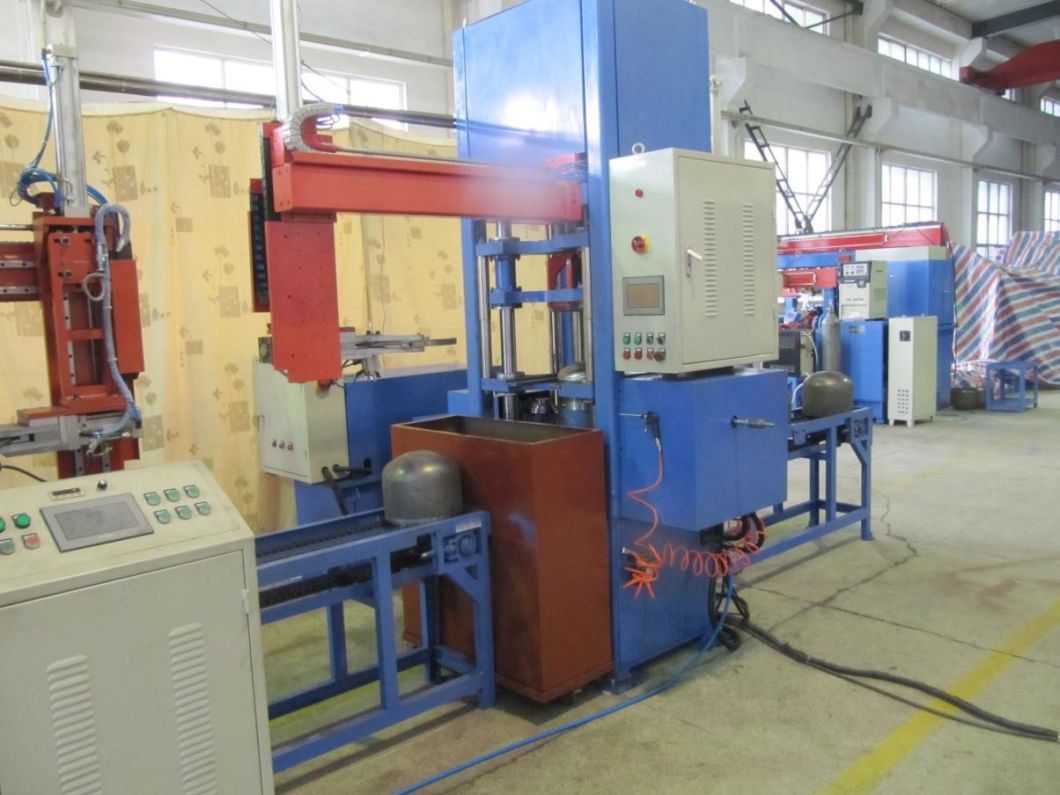 Semi Automatic LPG Cylinder Bottom Ring Welding Machine