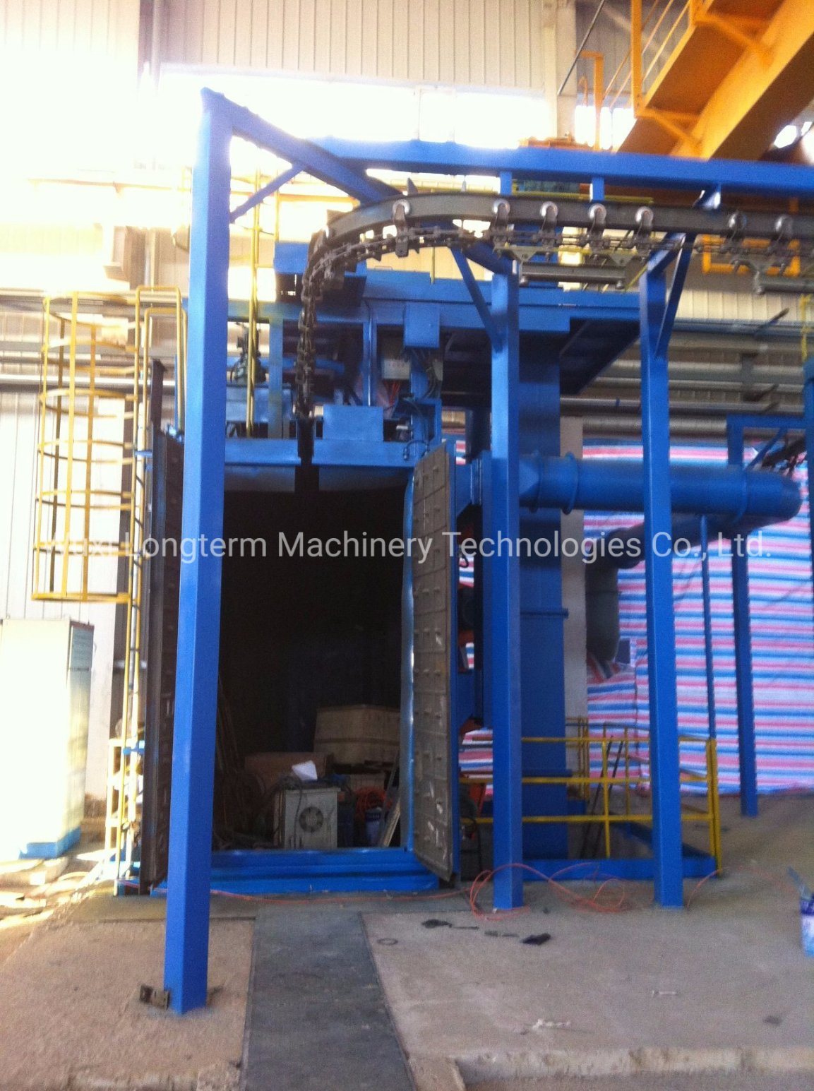 Cylinder Surface Cleaning Shot Blasting Machine