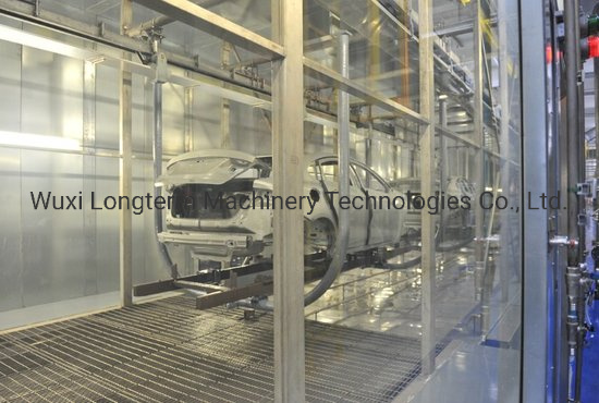 High Performance Painting Robot Arm Car Aluminum Wheel Hub Powder Coating System, Ce Certificated Car Hubcap Metal Powder Coating Line*