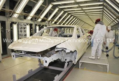 Completed Fully Automatic/Central Control Electrophoresis Spray Painting Coating Line for Auto Parts / Mechanical Parts