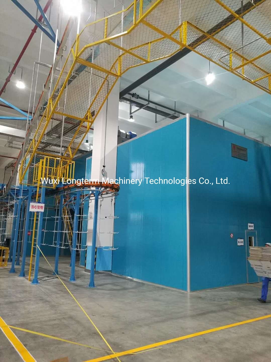 Auto Part Industrial Automatic Paint Booth Spraying Machine Coating Production Line