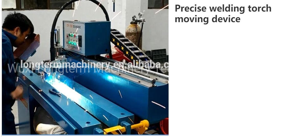 Double Side Cooler Straight Linear Weld Welding Seamer Machinery Factory for Water Heater Boiler Cylinder