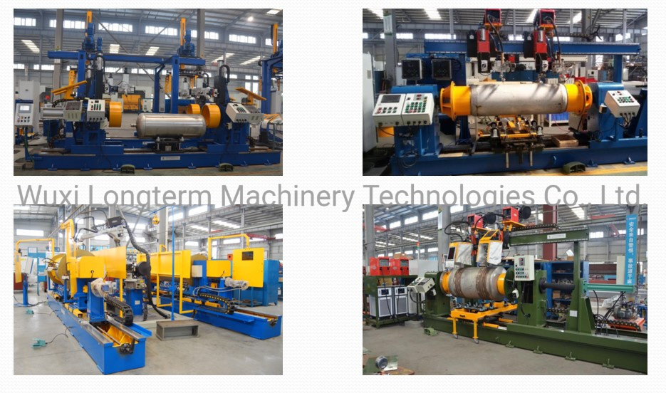 Air Tank Longitudional Welding Line with MIG Methord