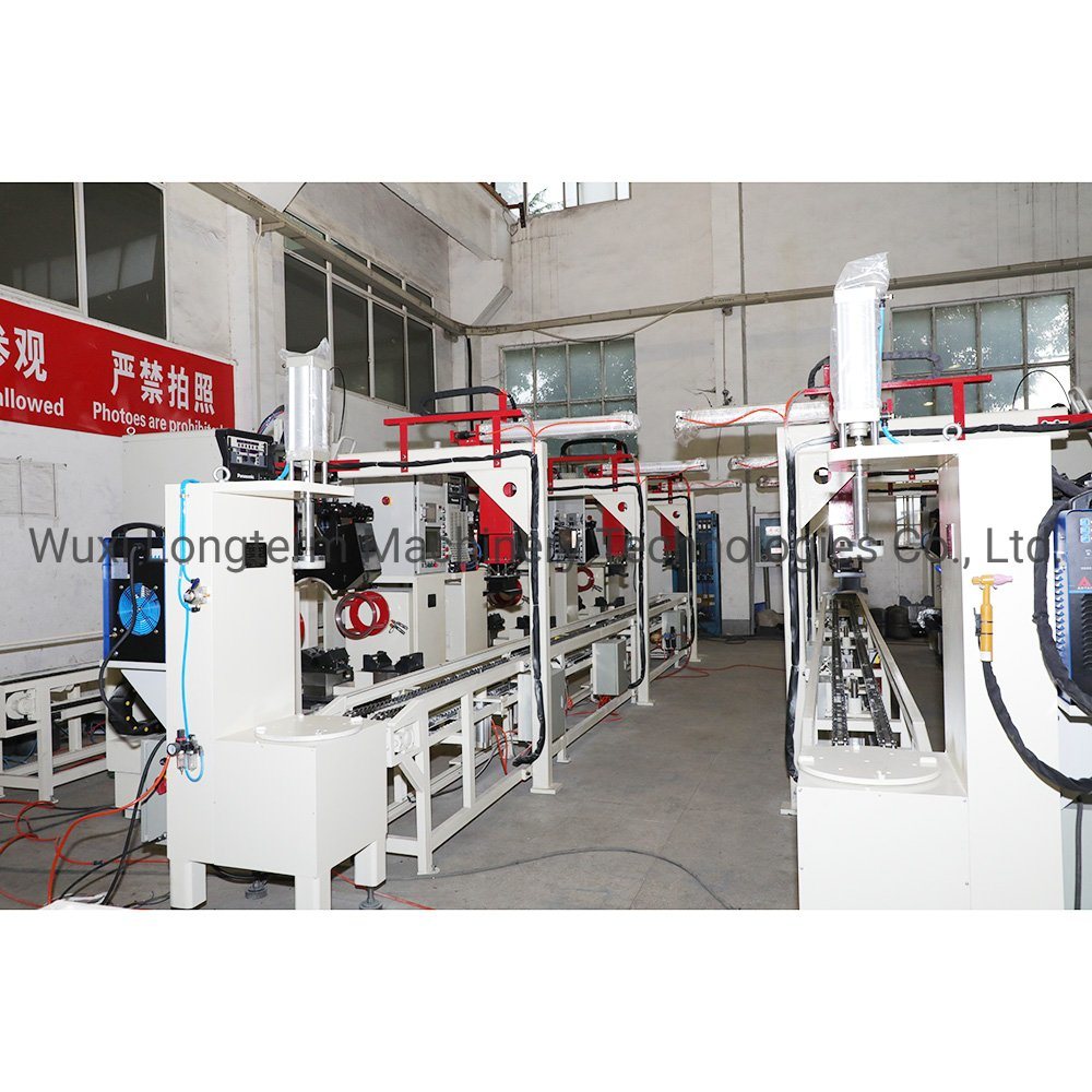 High Welding Speed LPG Gas Cylinder / Steel Cylinder Automatic MIG Circular Welding Machine / Welding Lathe