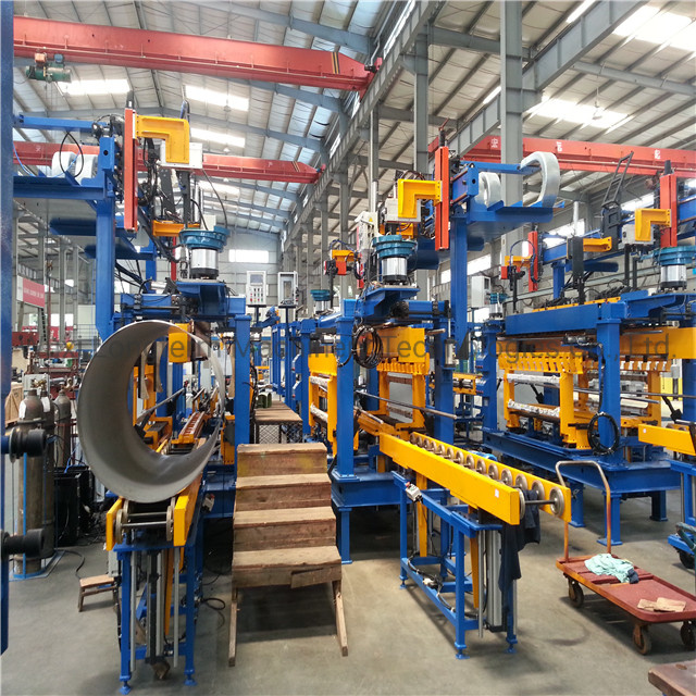 Industrial LNG Cylinders Circular / Circumferential Welding Machine Made in China, Full Process Welding Line$