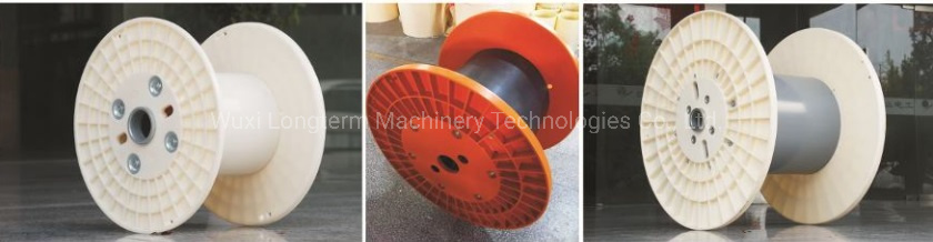 Long Lifespan ABS PS PP Plastic Empty Wire Cable Drum / Bobbin / Reel 630mm for Packing