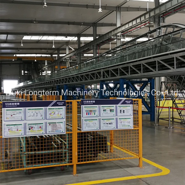 High-Efficiency Powder Coating Line for Lift / Elevator Board, Customized Design Electrostatic Powder Spraying System for Elevator Board