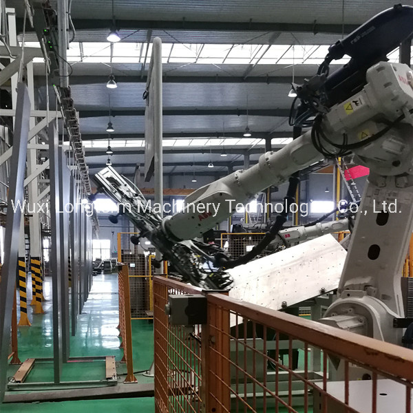 High-Efficiency Powder Coating Line for Lift / Elevator Board, Customized Design Electrostatic Powder Spraying System for Elevator Board