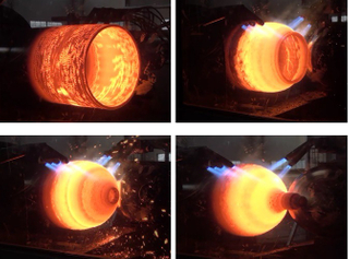 Automotive CNG Cylinder Hot Spinning Machine