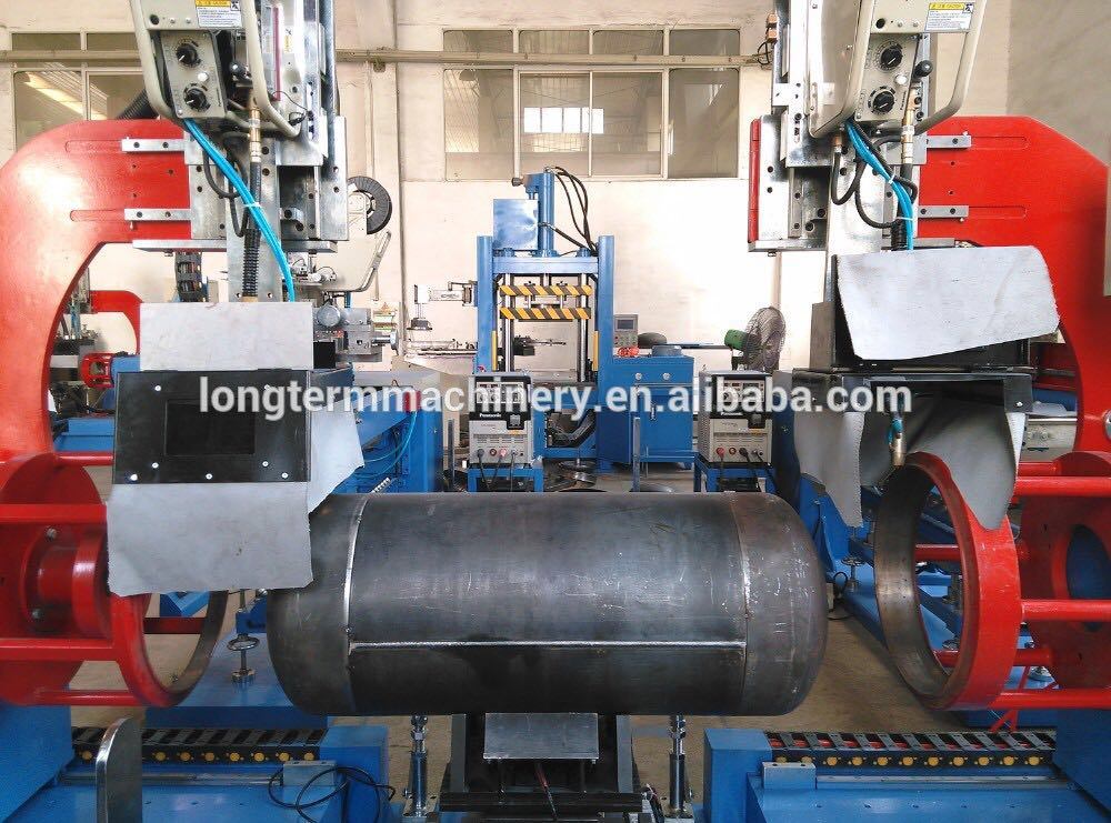 45kg LPG Cylinder Double Torch Circumferential Welding Machine