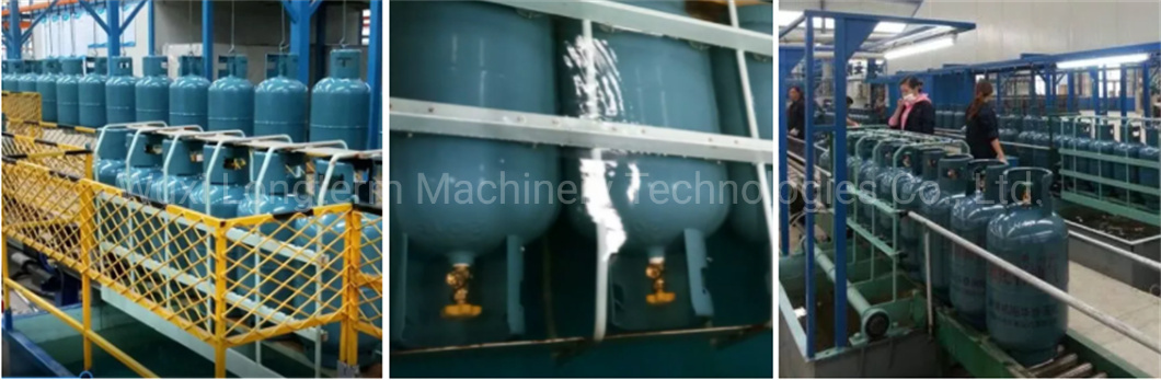 12kg LPG Gas Cylinder Air Leakage Testing Machine with Six Stations^