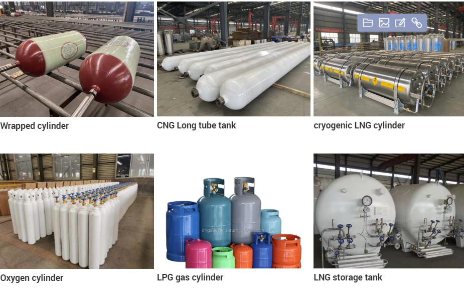 Durability Vehicle Cryogenic Storage Tank Liquid Nitrogen Natural Gas Cylinder