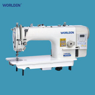 Wd-9910-D3直接传动双线缝纫缝纫机与自动整理者