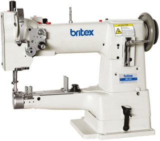 Br-335 Single Needle Unison Feed Cylinder Bed Sewing Machine